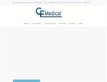 Tablet Screenshot of ce-mark-medical.com